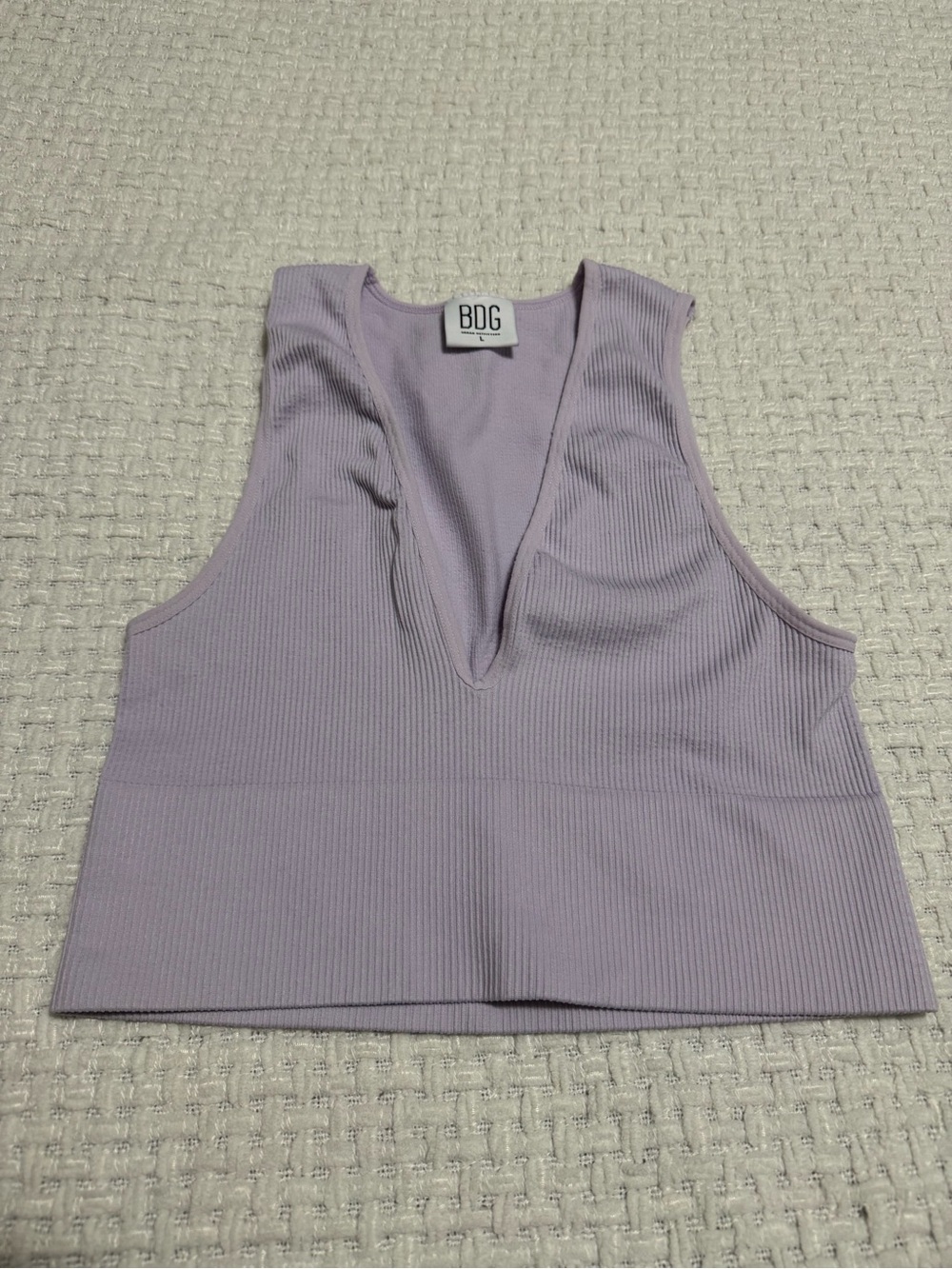BDG Urban Outfitters lavender cropped tank. Women’s large.